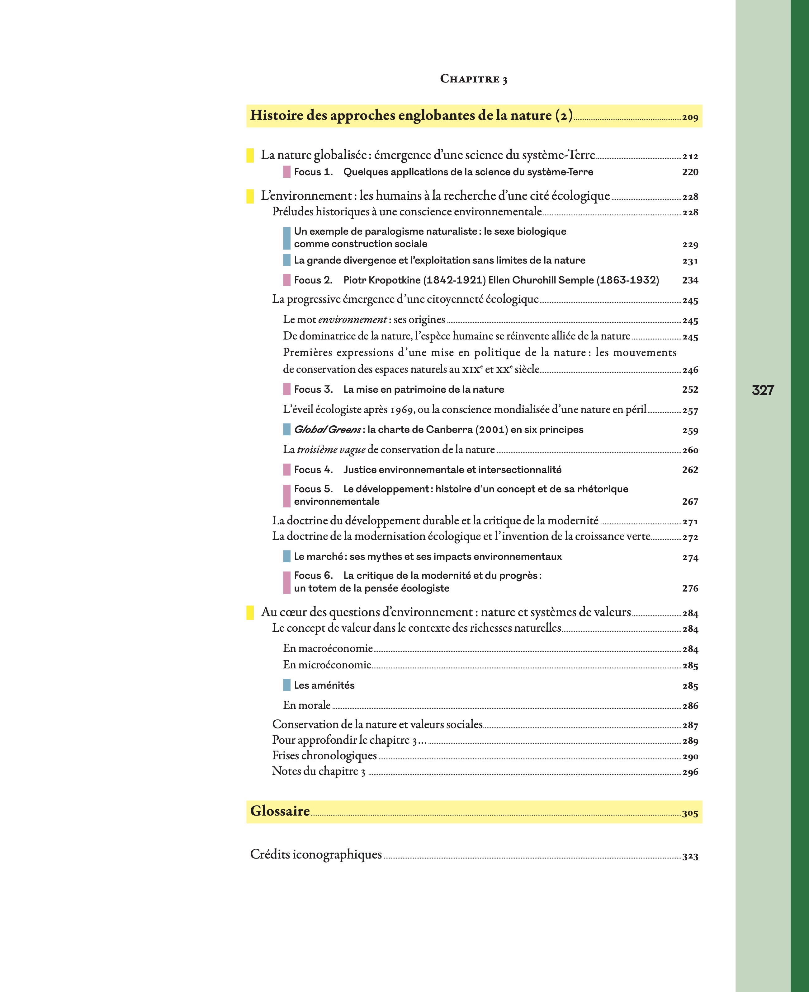 table des matières 3
